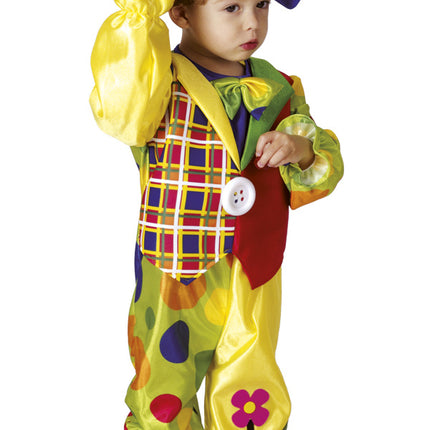 Costume de clown Enfant Fleur 3/4 ans