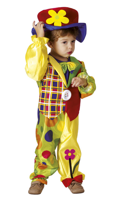 Costume de clown Enfant Fleur 3/4 ans