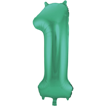 Ballon de baudruche Figure 1 Vert mat XL 86cm vide