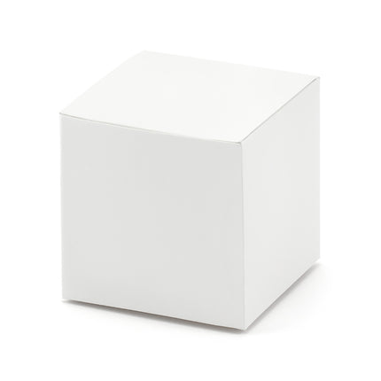 Boîtes cadeaux Cube blanc 5cm 10pcs