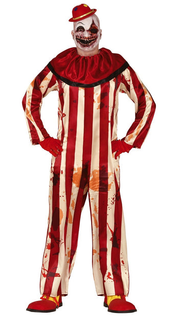 Costume d'Halloween de clown tueur Hommes