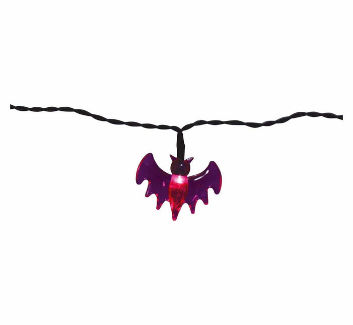 Guirlande lumineuse d'Halloween LED Chauves-souris 1.55m