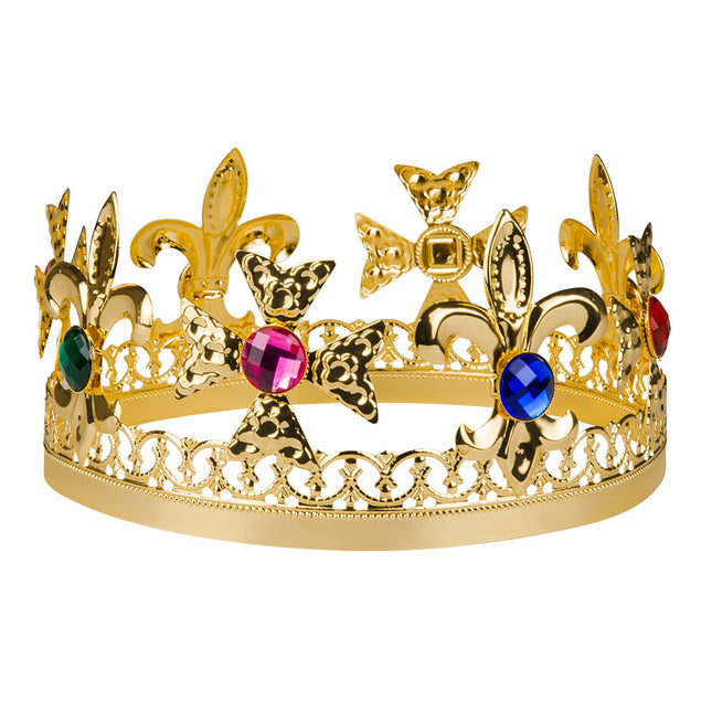 Couronne d'or Roi 22cm