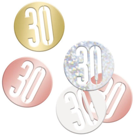 Confetti de table 30 Years Metallic 11cm 14.1gr