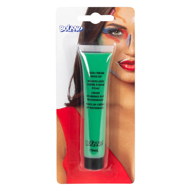 Peinture à base d'eau pour le visage Vert 19ml