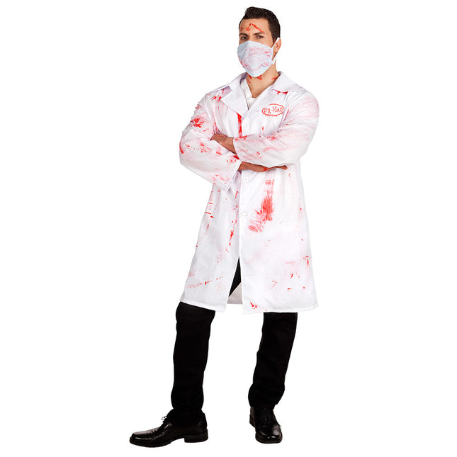 Costume de médecin d'Halloween Blanc