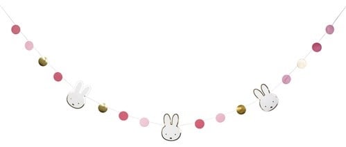 Guirlande Miffy rose clair 3m