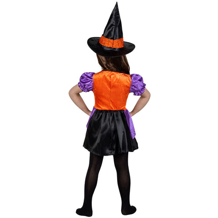 Costume de sorcière d'Halloween Citrouille Enfant 3/4 ans