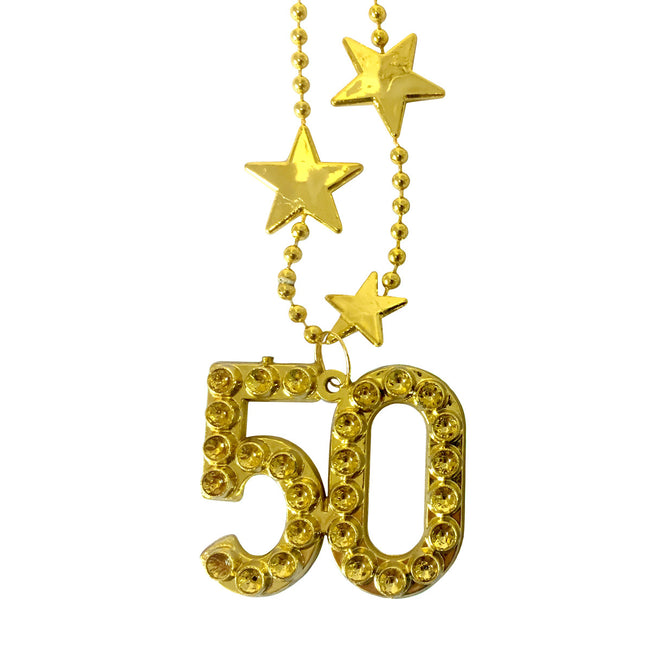 Collier en or 50 ans d'étoile