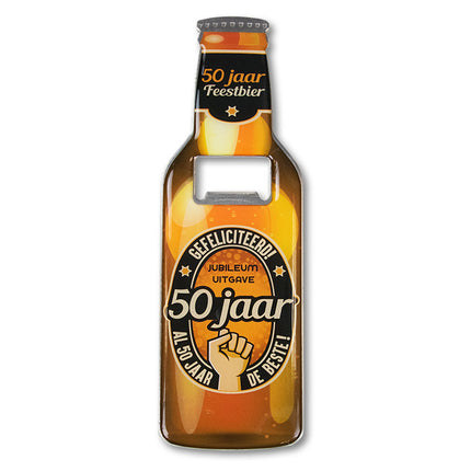 Ouvre-bière 50 ans 18.5cm