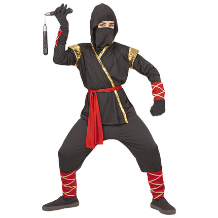 Combinaison Ninja garçon noir