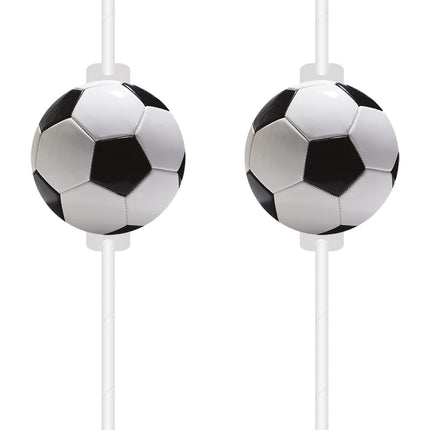 Pailles en papier pour le football 4pcs