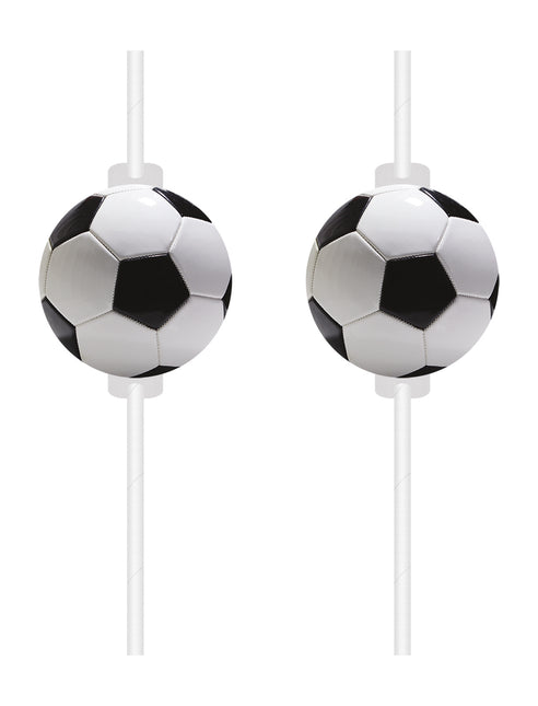 Pailles en papier pour le football 4pcs