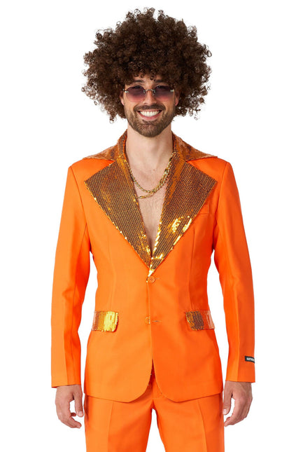 Costume Disco Orange Hommes Suitmeister