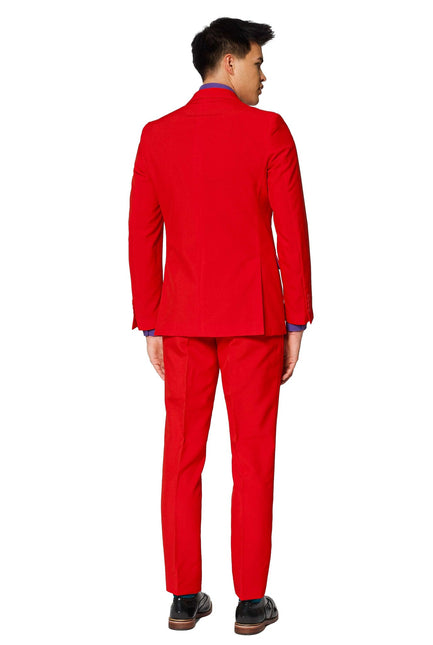 Hommes en costume rouge OppoSuits