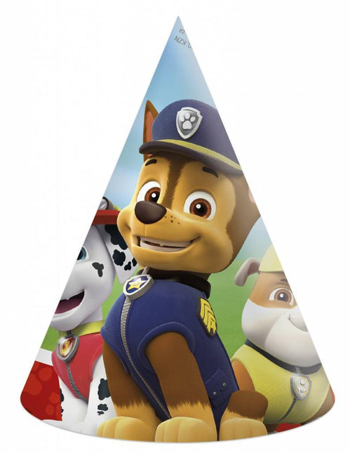 Chapeaux de fête Paw Patrol 6pcs