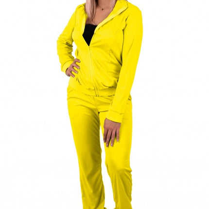 Tracksuit Ladies Neon Yellow