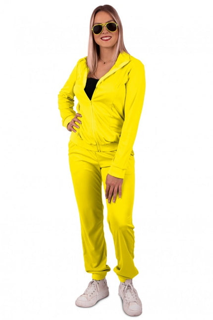 Tracksuit Ladies Neon Yellow