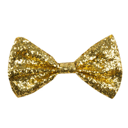 Bow Glitter doré