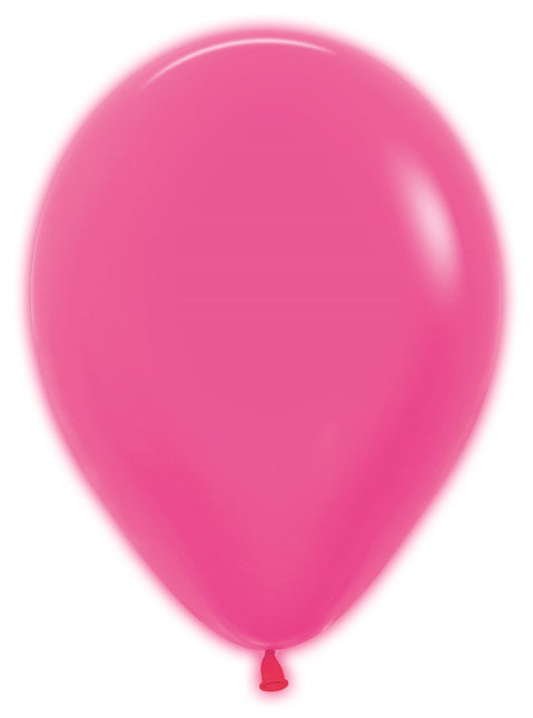 Ballons Néon Fuchsia 30cm 50pcs