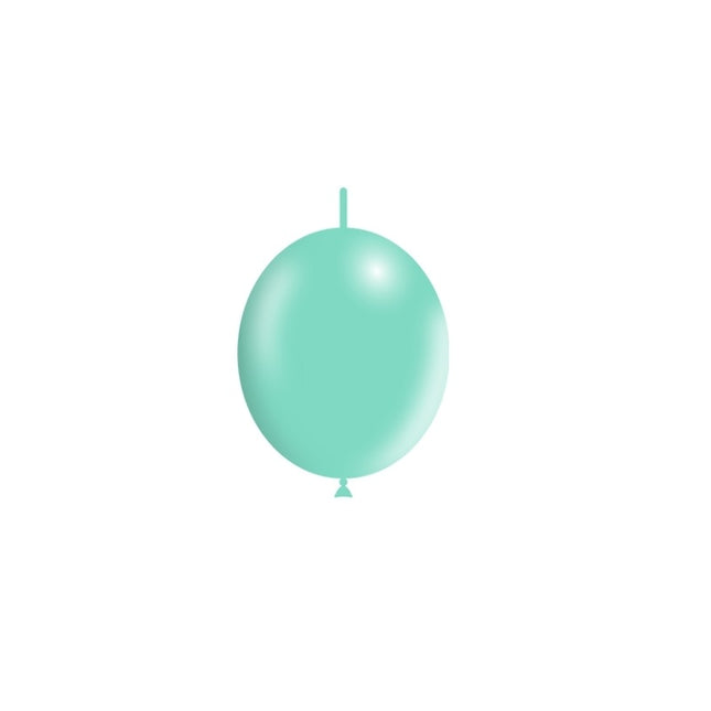 Ballons de baudruche vert menthe 15cm 100pcs