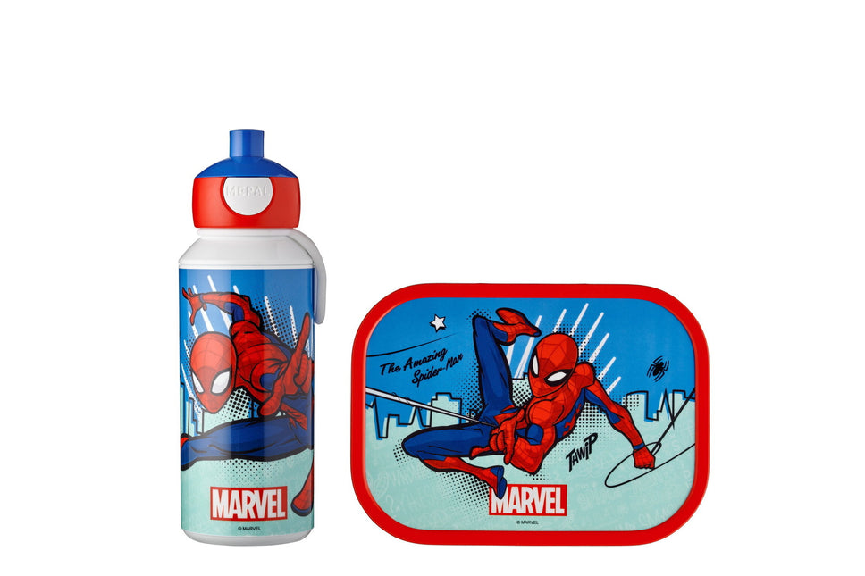 Set de déjeuner Campus Bouteille+Boîte à lunch Spiderman