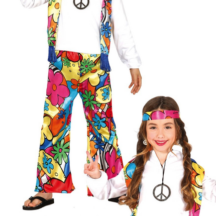 Costume hippie enfant de la paix