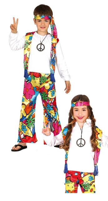 Costume hippie enfant de la paix