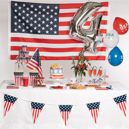 Ballons USA 25cm 6pcs