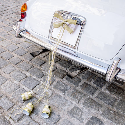 Ensemble de décoration de voiture Arcs de mariage