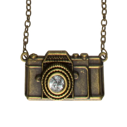 Collier Steampunk Caméra