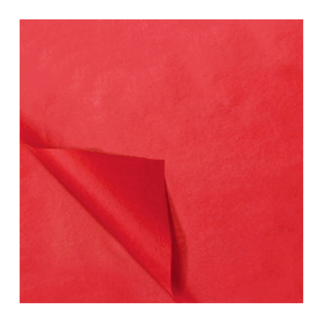 Papier de soie rouge 50x70cm 25pcs