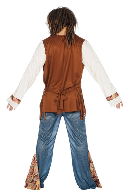 Costume hippie Peace Brown