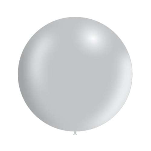 Ballon géant argenté métallisé 60cm