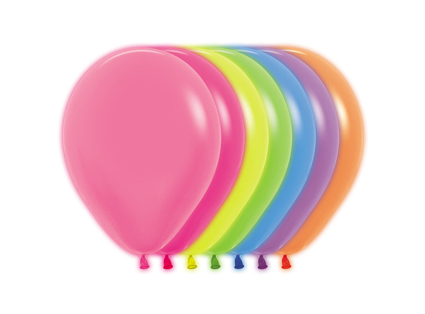 Ballons Neon Mix 23cm 50pcs