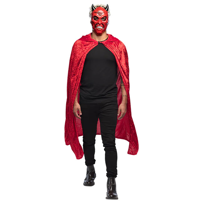 Masque d'Halloween Diable Rouge