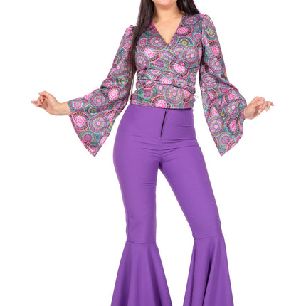 Chemisier hippie violet