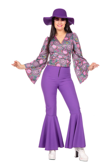 Chemisier hippie violet