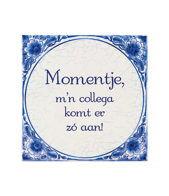 Carreau bleu de Delft Moments 14.5cm