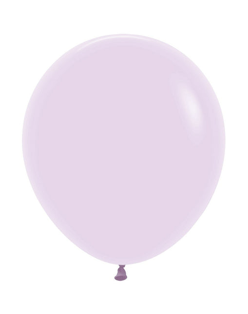 Ballons Pastel Mat Lilas 45cm 25pcs