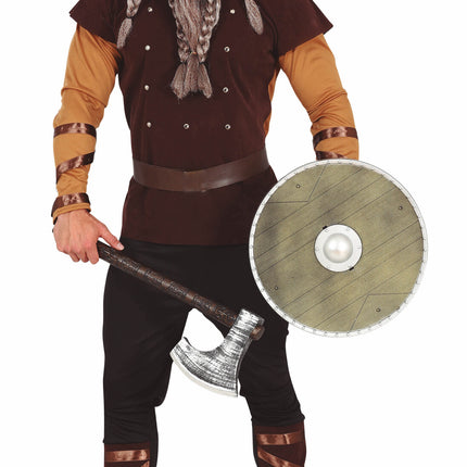 Costume de Viking Homme Marron