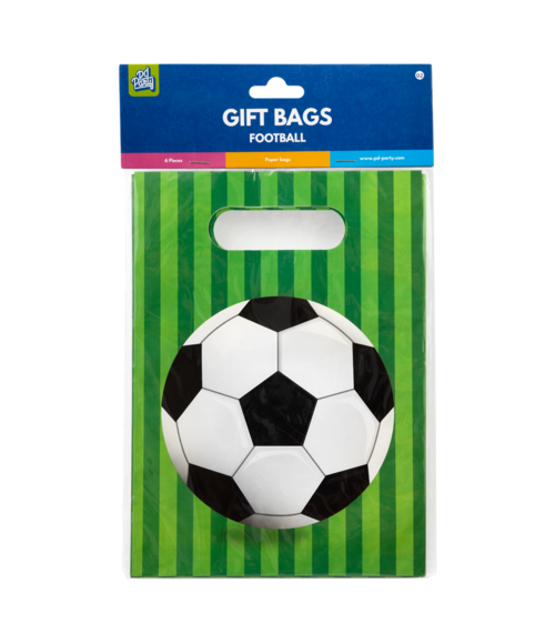 Sacs de partage pour le football Vert 6pcs