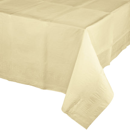 Nappe couleur ivoire en plastique 2.74m