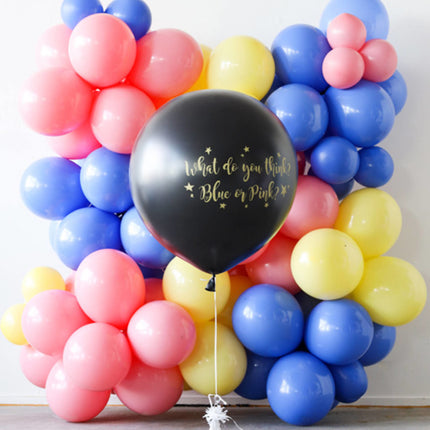 Gender Reveal Balloon Boy Metallic Boy 90cm