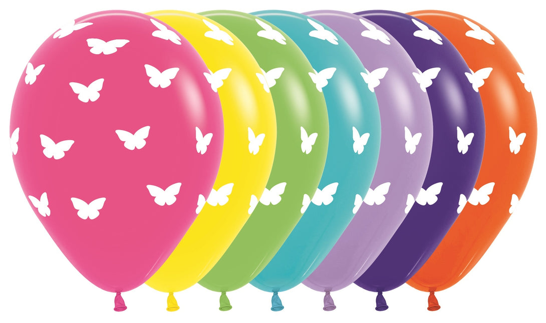 Ballons Butterflies Mix 30cm 25pcs