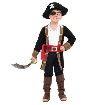 Costume de pirate garçon 7 pièces