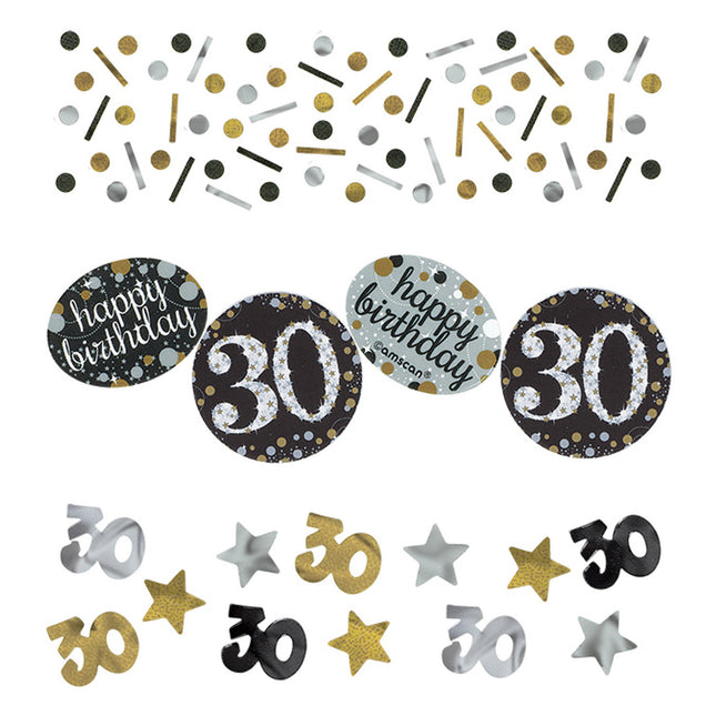 Confetti de table 30 ans Joyeux anniversaire 34gr