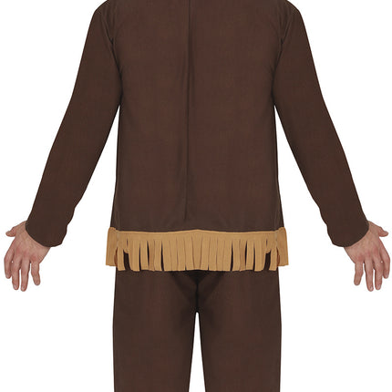 Costume indien Marron Hommes 2 pièces