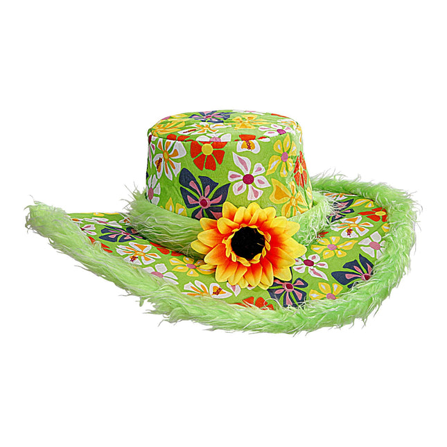 Chapeau vert Tournesol vert