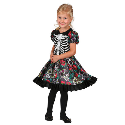 Halloween Pequena Calavera Costume Enfant 3/4 ans